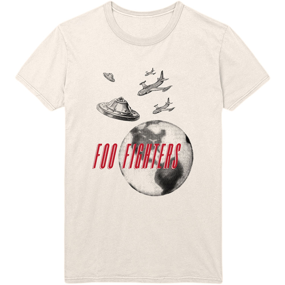 Foo Fighters Unisex T-Shirt: UFO Planes (Medium)