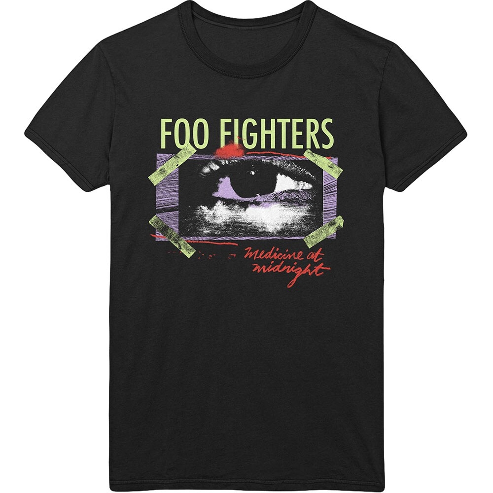 Foo Fighters Unisex T-Shirt: Medicine At Midnight Taped (Medium)