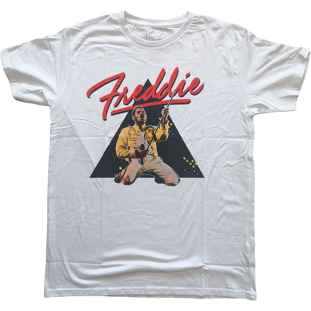 Freddie Mercury Unisex T-Shirt: Triangle (X-Large)