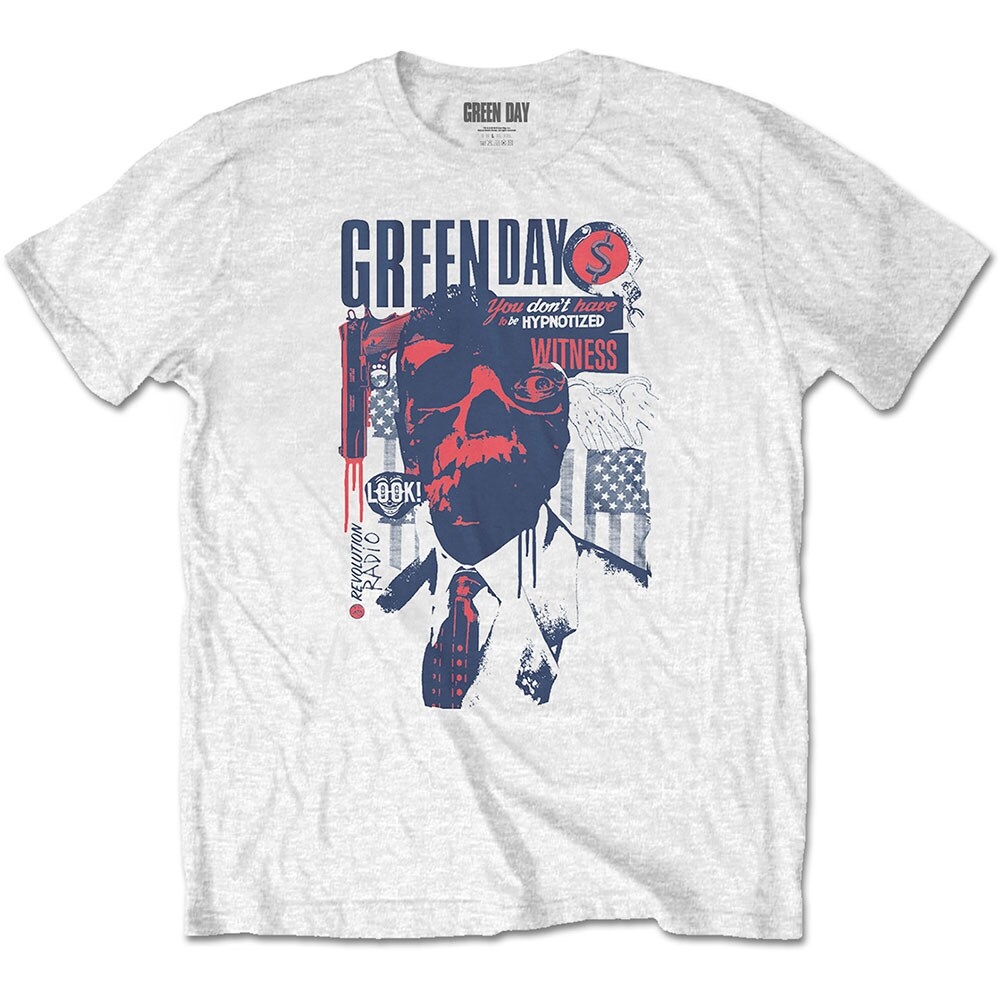 Green Day Unisex T-Shirt: Patriot Witness (XX-Large)