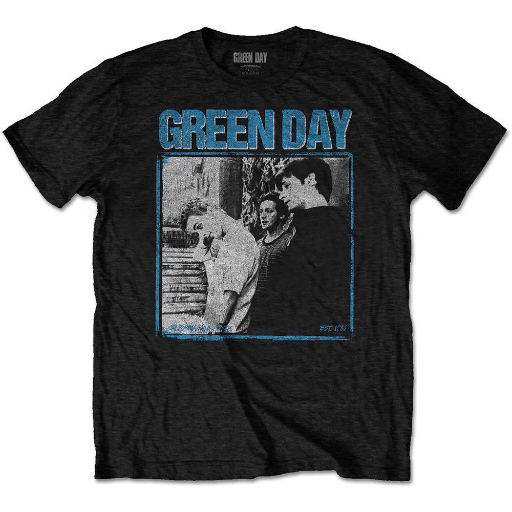 Green Day Unisex T-Shirt: Photo Block (X-Large)
