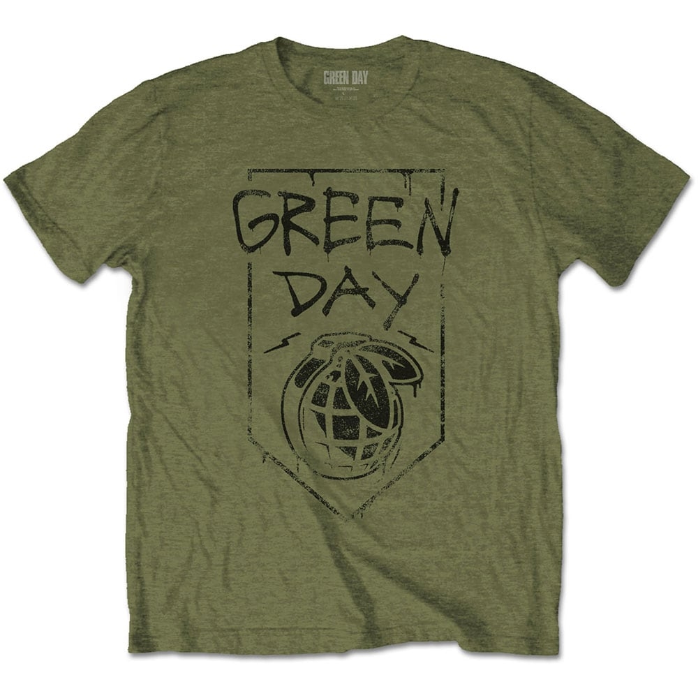 Green Day Unisex T-Shirt: Organic Grenade (XX-Large)