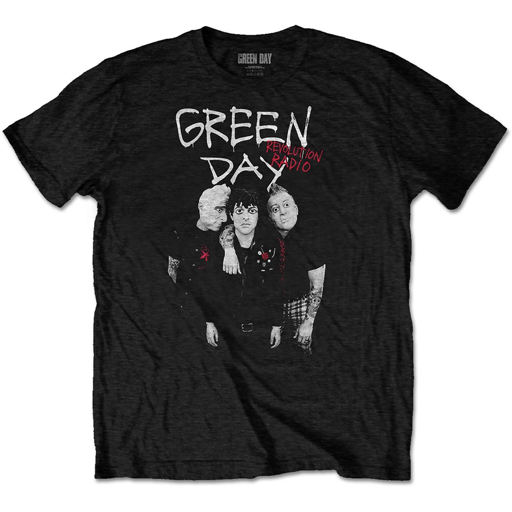 Green Day Unisex T-Shirt: Red Hot (Medium)