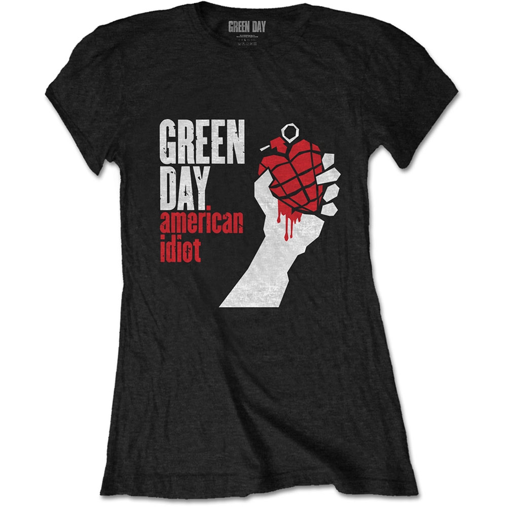 Green Day Ladies T-Shirt: American Idiot (Medium)