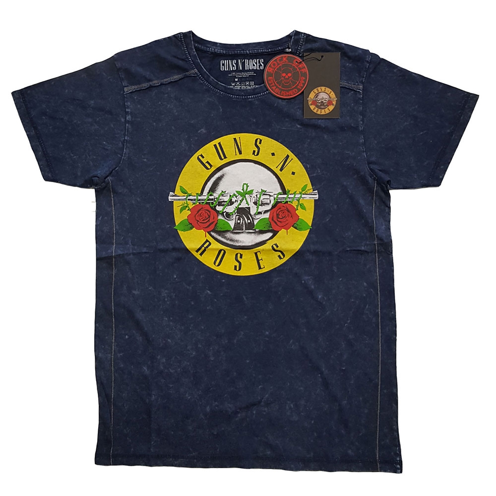 Guns N' Roses Unisex Snow Wash T-Shirt: Classic Logo (XX-Large)