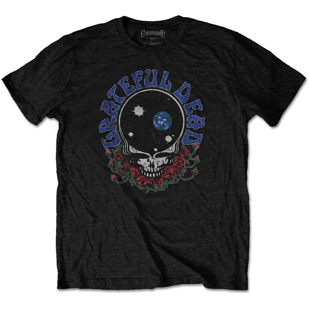 Grateful Dead Unisex T-Shirt: Space Your Face & Logo (Medium)