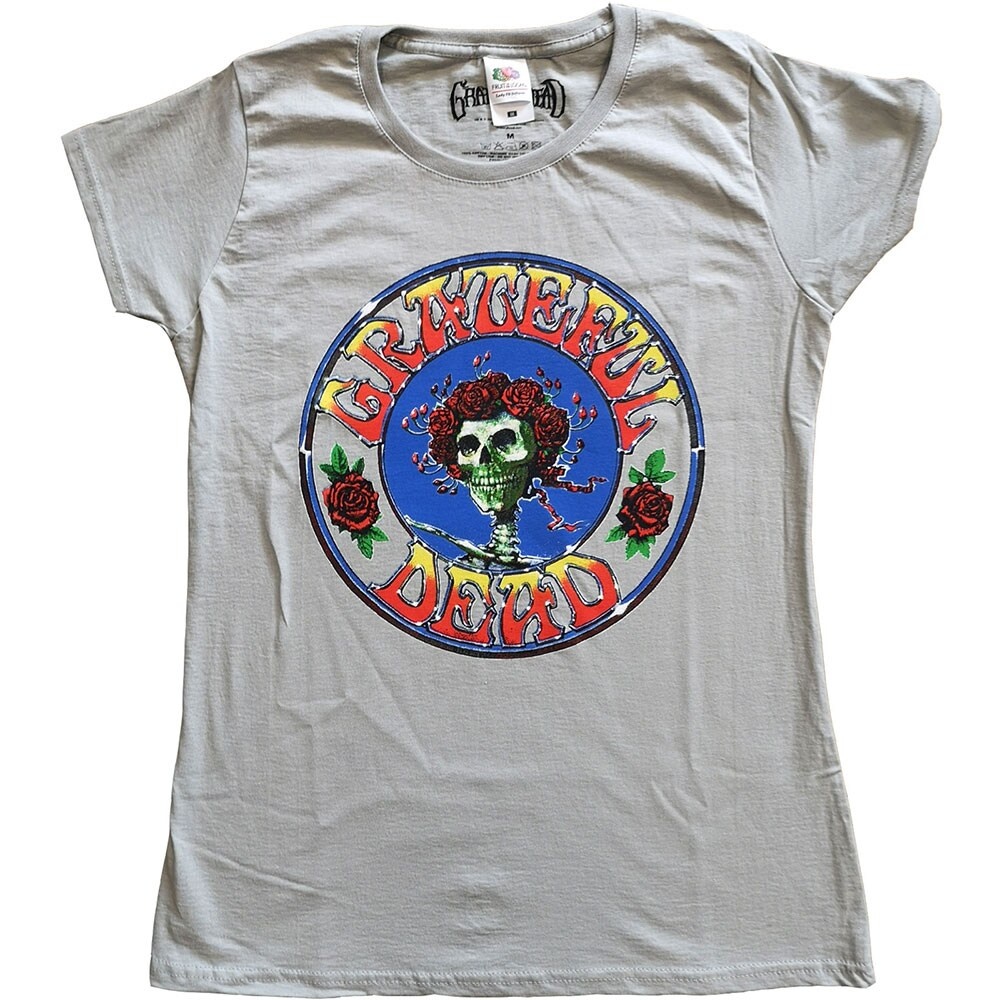 Grateful Dead Ladies Tee: Bertha Circle Vintage Wash (X-Small)
