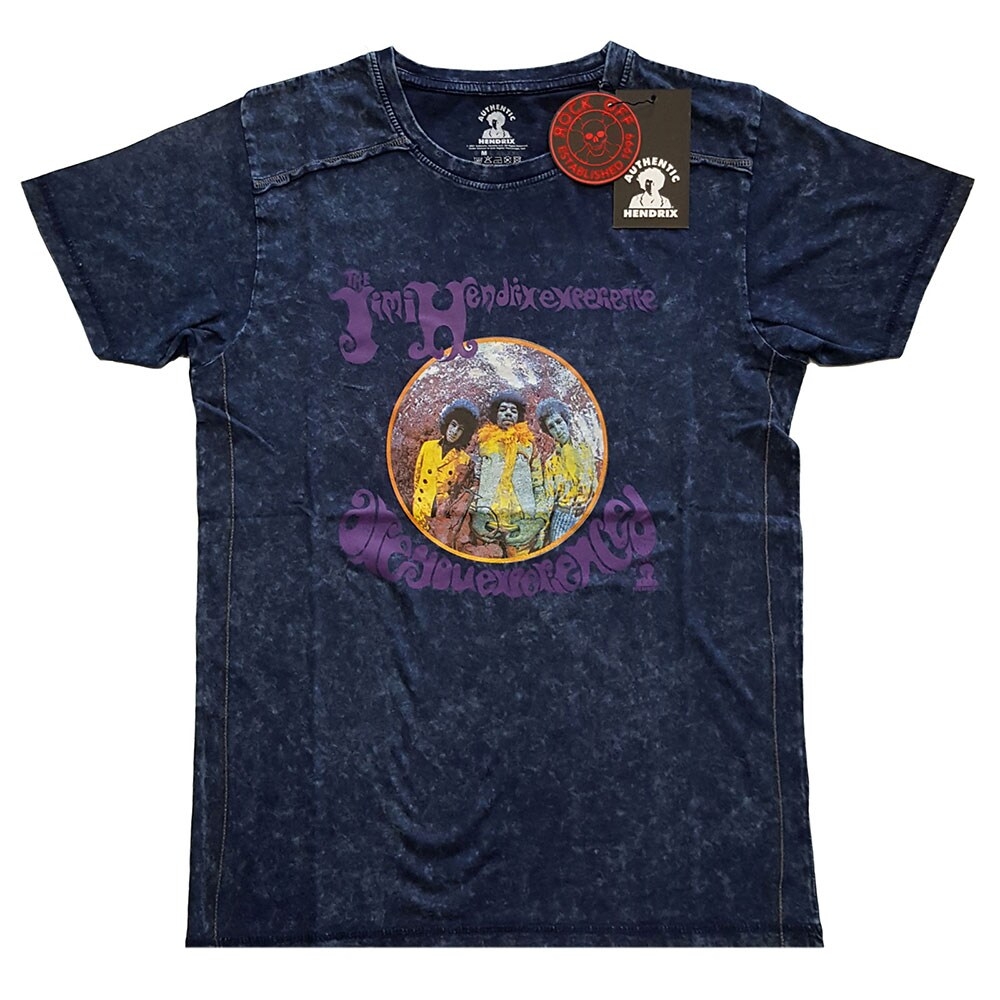 Jimi Hendrix Unisex Snow Wash T-Shirt: Experienced (Small)