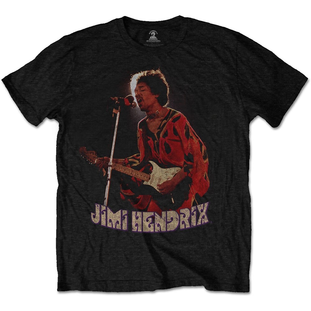 Jimi Hendrix Unisex T-Shirt: Orange Kaftan (X-Large)