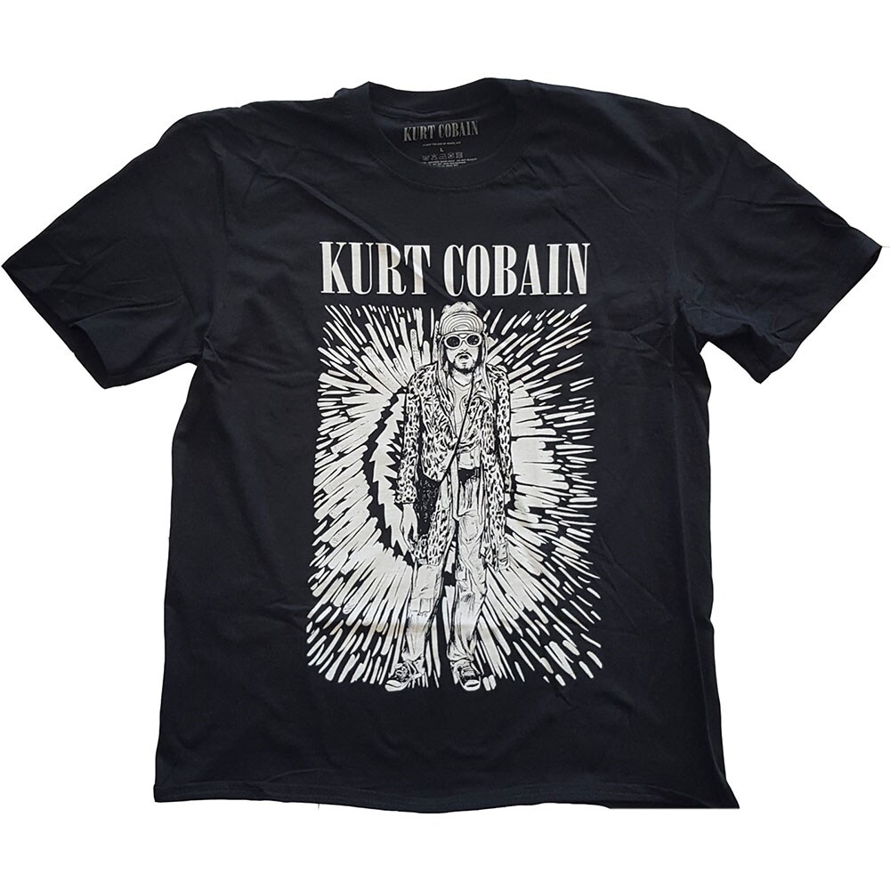 Kurt Cobain Unisex T-Shirt: Brilliance (Large)
