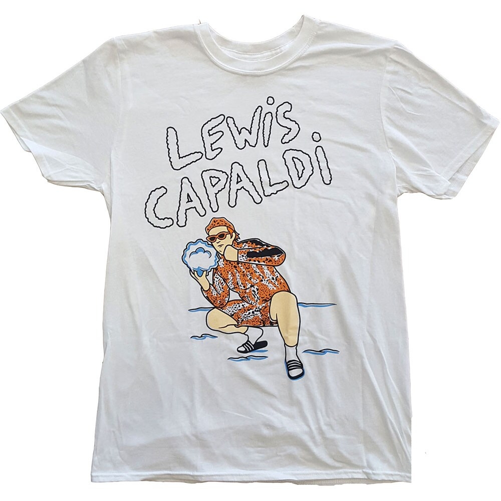 Lewis Capaldi Unisex T-Shirt: Snow Leopard (X-Large)
