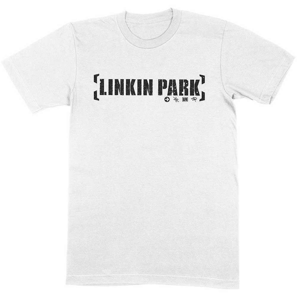 Linkin Park Unisex T-Shirt: Bracket Logo (Medium)