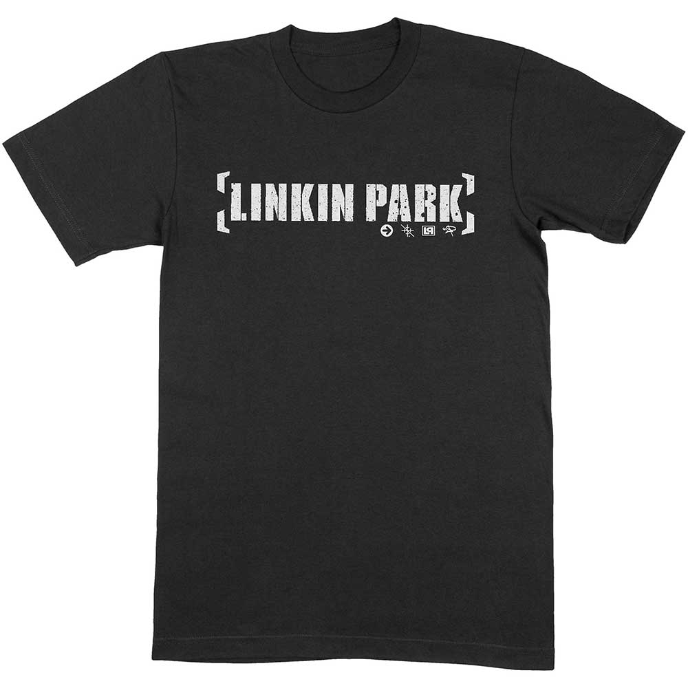 Linkin Park Unisex T-Shirt: Bracket Logo (Small)