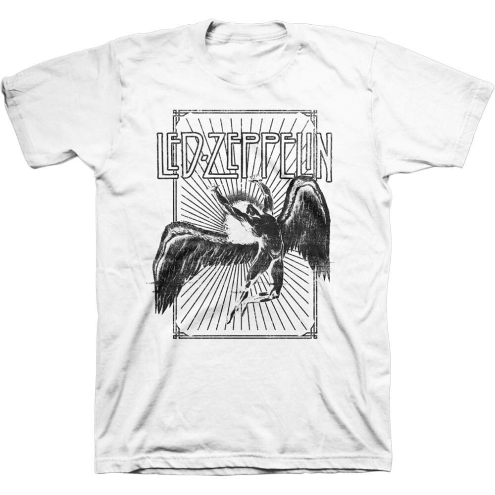 Led Zeppelin Unisex T-Shirt: Icarus Burst (Small)