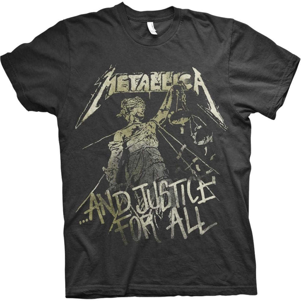 Metallica Unisex T-Shirt: Justice Vintage (Large)