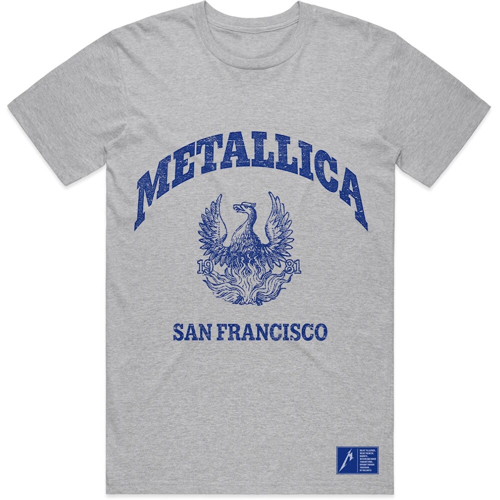 Metallica Unisex T-Shirt: College Crest (XX-Large)