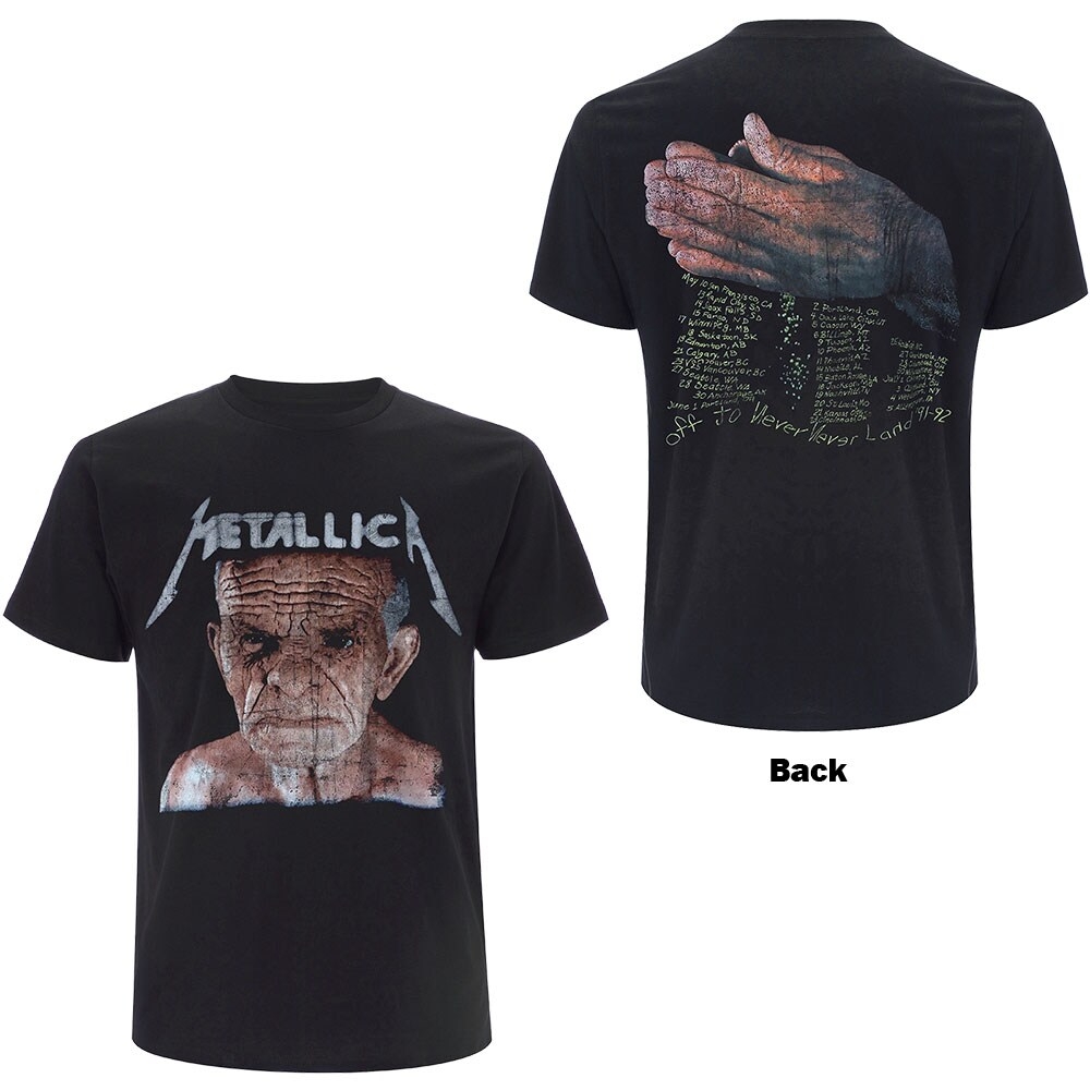 Metallica Unisex T-Shirt: Neverland (Back Print) (Large)