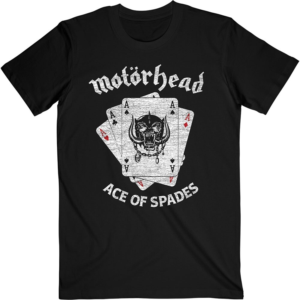 Motorhead Unisex T-Shirt: Flat War Pig Aces (Medium)