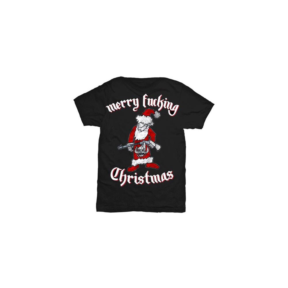 Motorhead Unisex T-Shirt: Merry Effing Christmas (XX-Large)