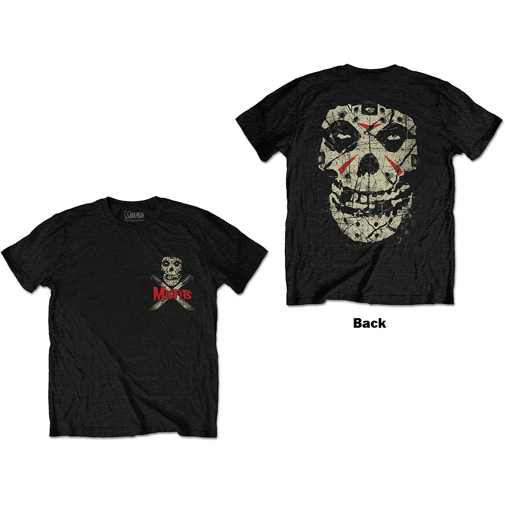 Misfits Unisex T-Shirt: Machete (Back Print) (Large)