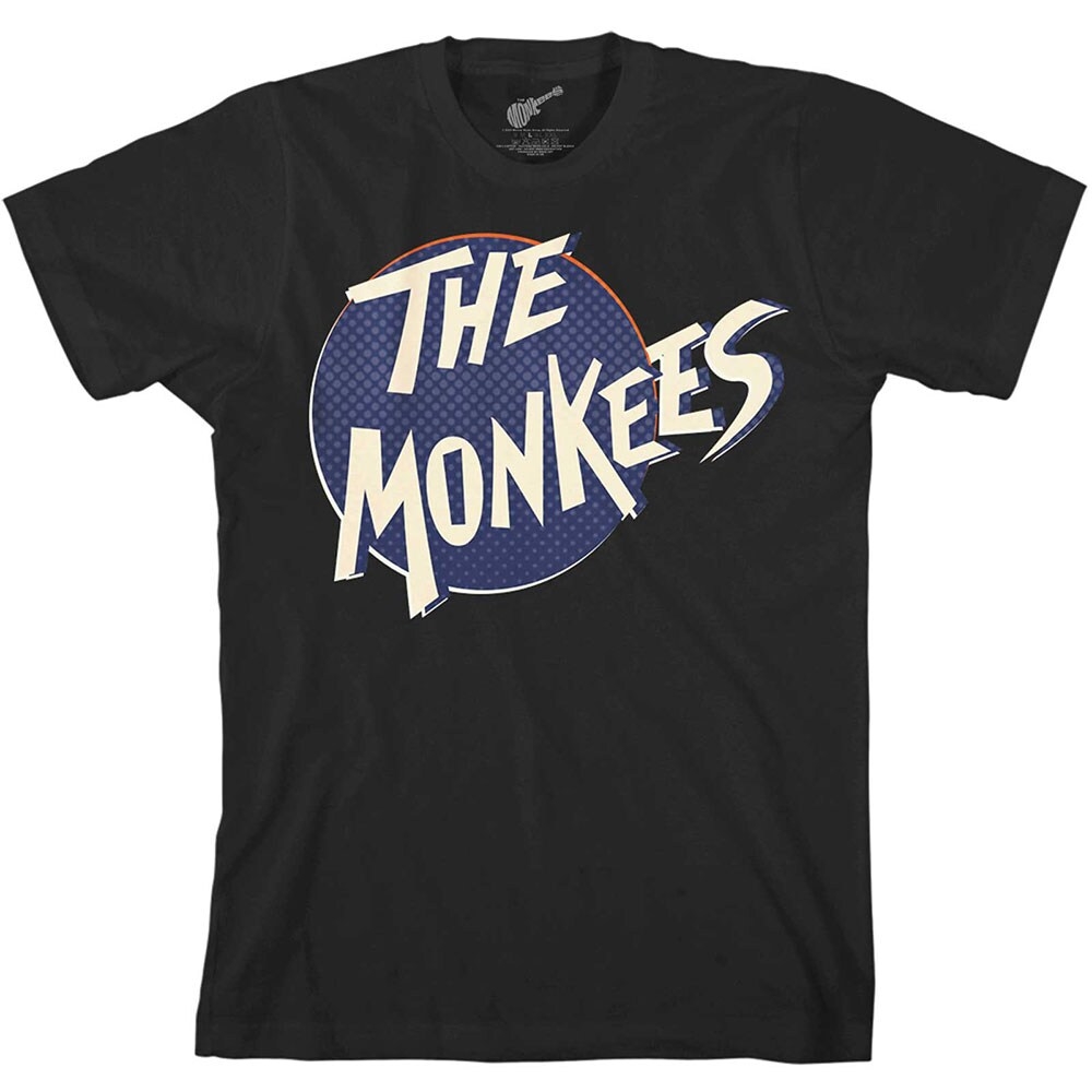 The Monkees Unisex T-Shirt: Retro Dot Logo (Large)