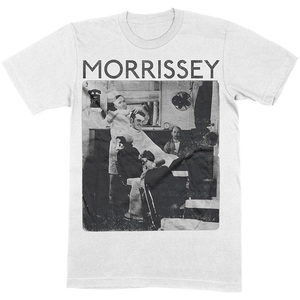 Morrissey Unisex T-Shirt: Barber Shop (Large)