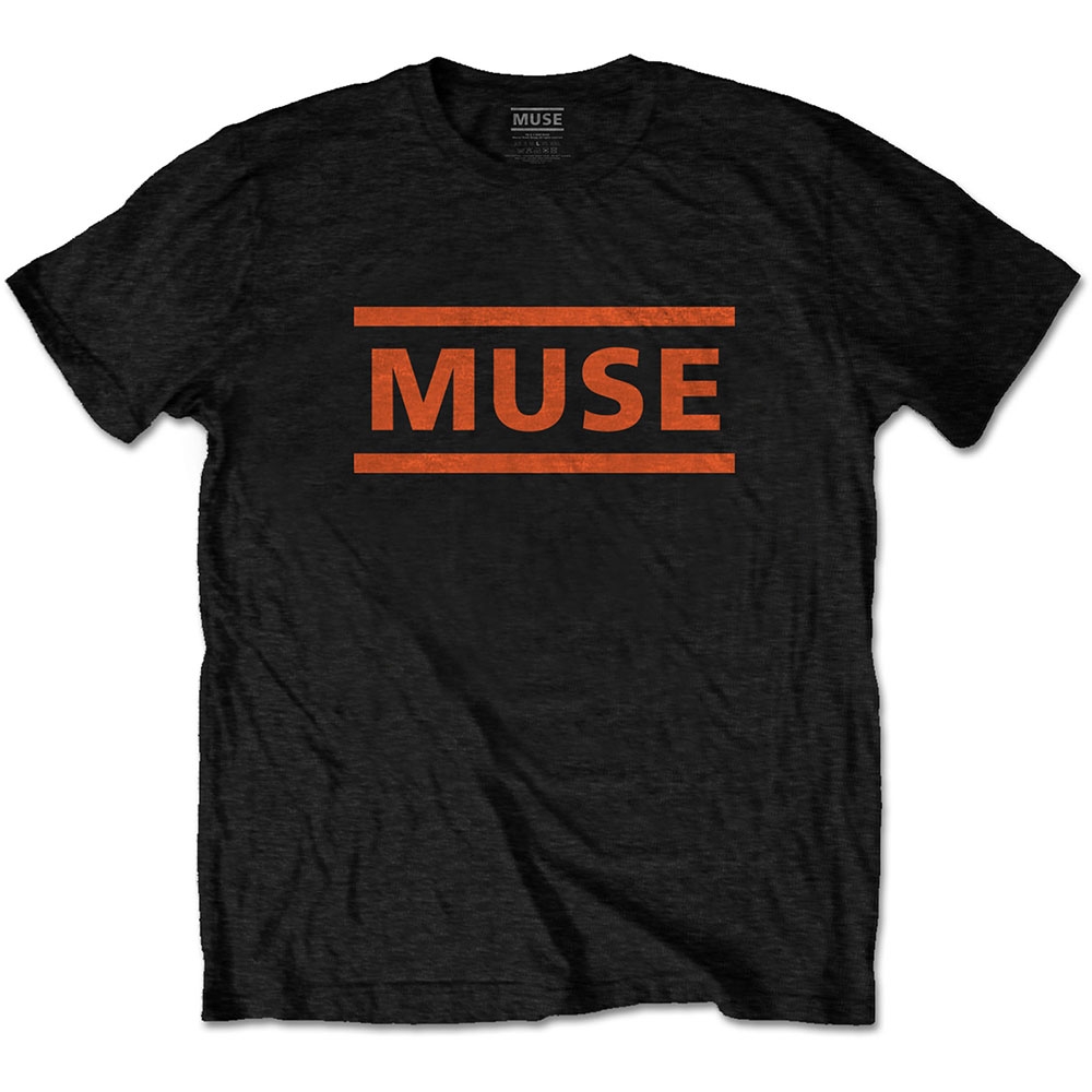 Muse Unisex T-Shirt: Orange Logo (X-Large)