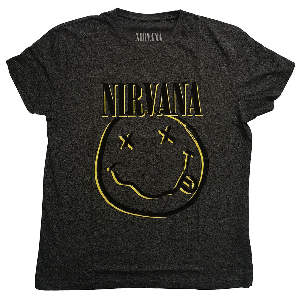 Nirvana Unisex T-Shirt: Inverse Smiley (XX-Large)