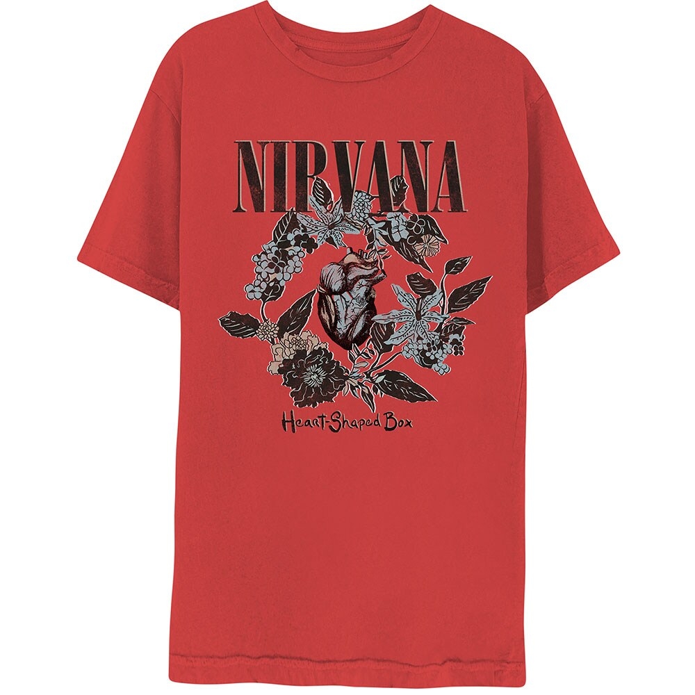 Nirvana Unisex T-Shirt: Heart-Shaped Box (X-Large)