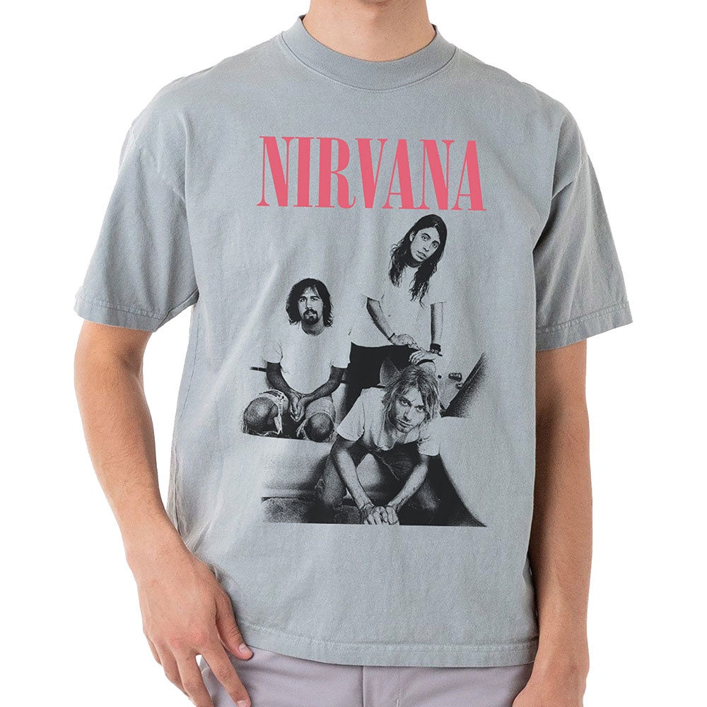 Nirvana Unisex T-Shirt: Bathroom Photo (Medium)