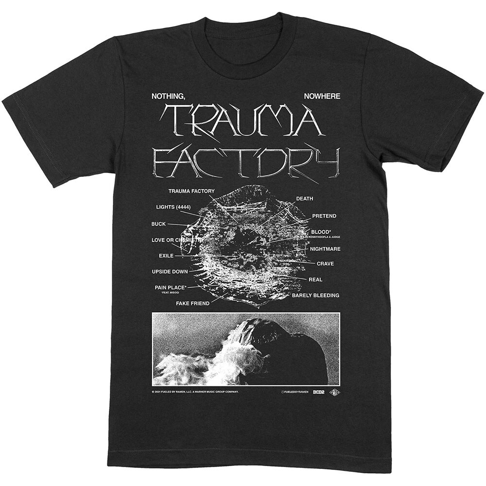 Nothing,Nowhere Unisex T-Shirt: Trauma Factor V.2 (Large)