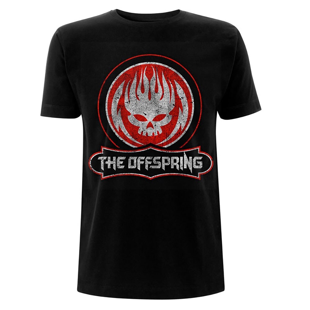 The Offspring Unisex T-Shirt: Distressed Skull (Medium)