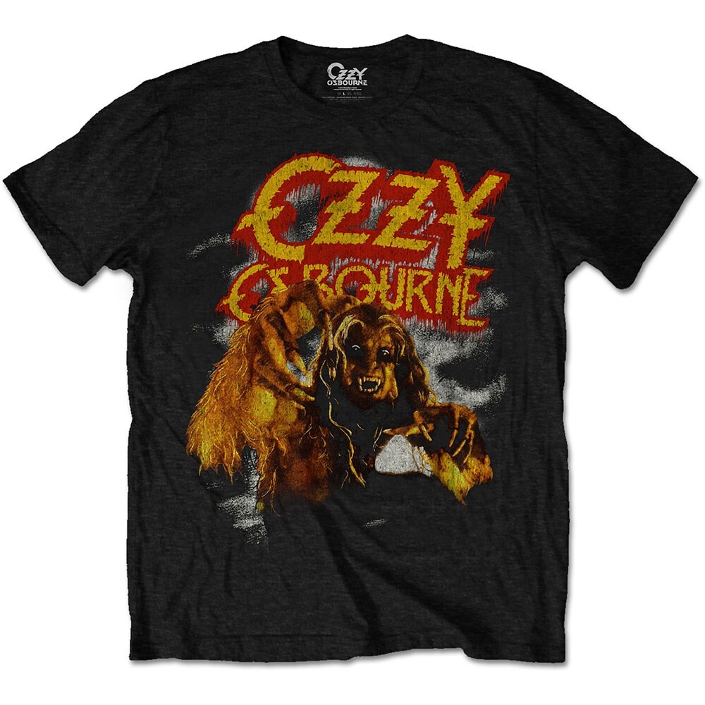 Ozzy Osbourne Unisex T-Shirt: Vintage Werewolf (Medium)