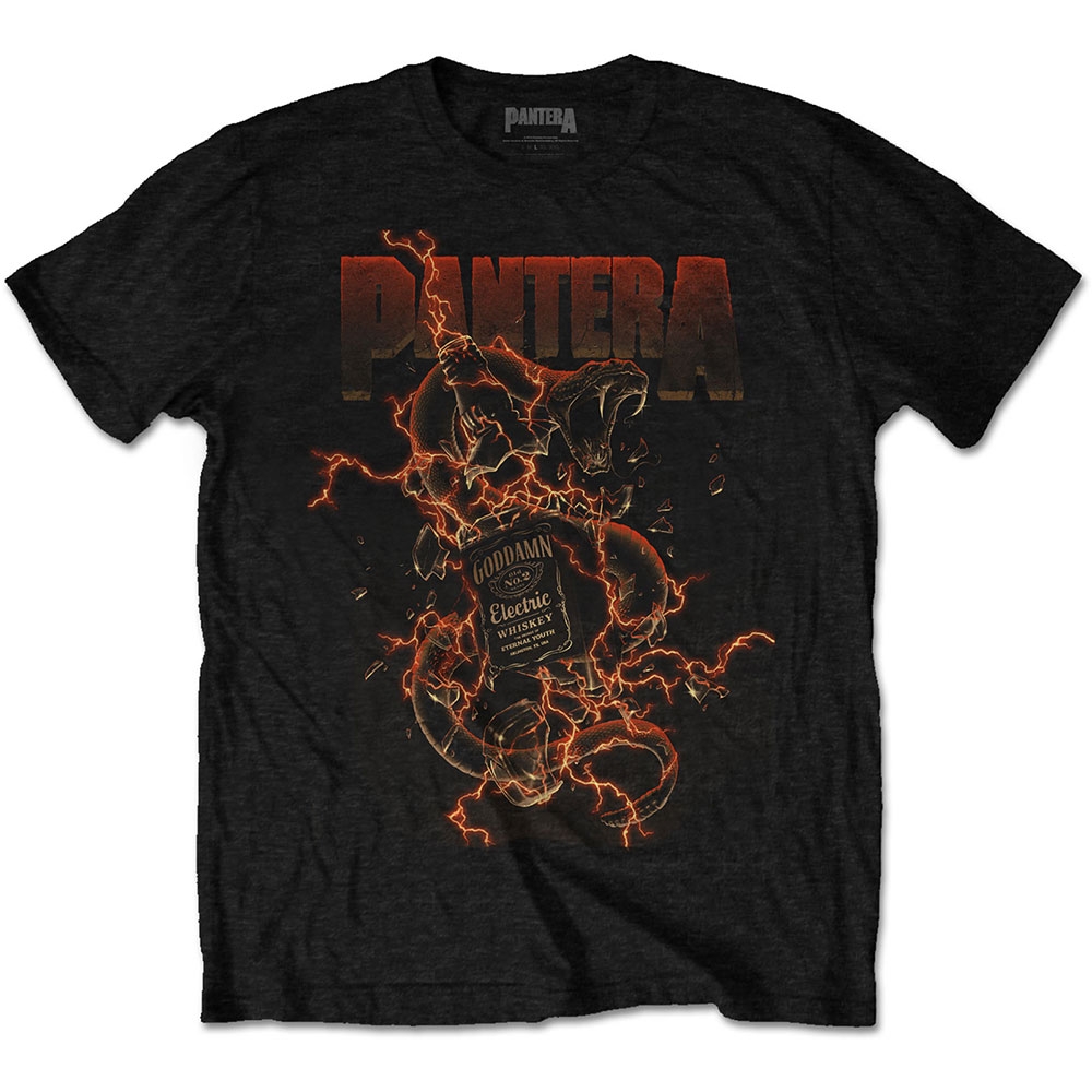 Pantera Unisex T-Shirt: Goddamn Whiskey (Medium)