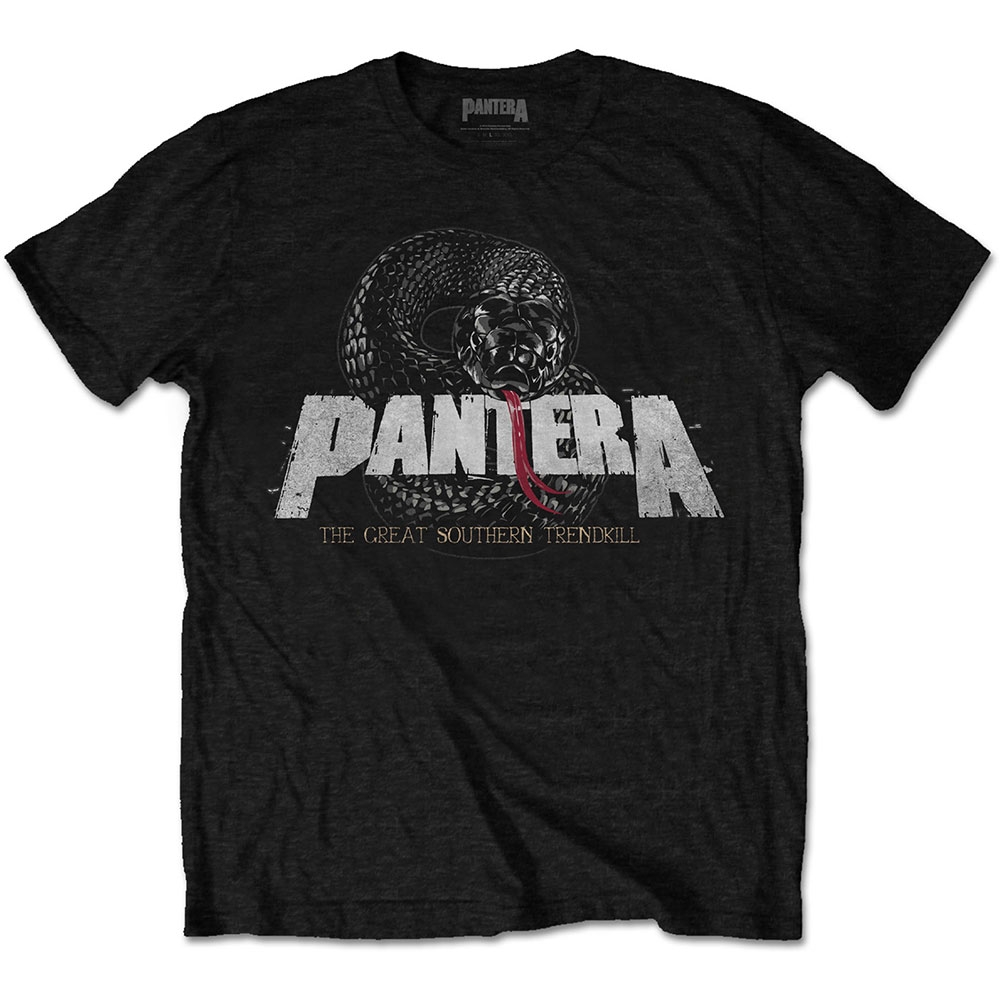 Pantera Unisex T-Shirt: Snake Logo (X-Large)