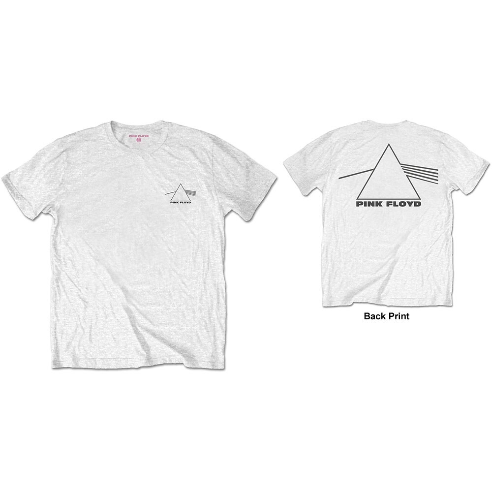 Pink Floyd Unisex T-Shirt: DSOTM Prism (Back Print/Retail Pack) (Medium)