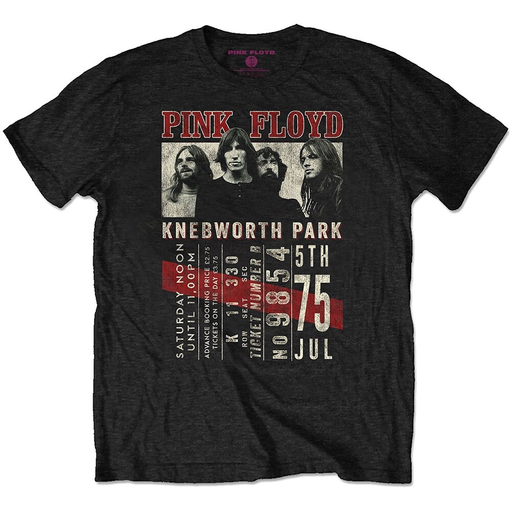 Pink Floyd Unisex Eco T-Shirt: Knebworth '75 (Medium)