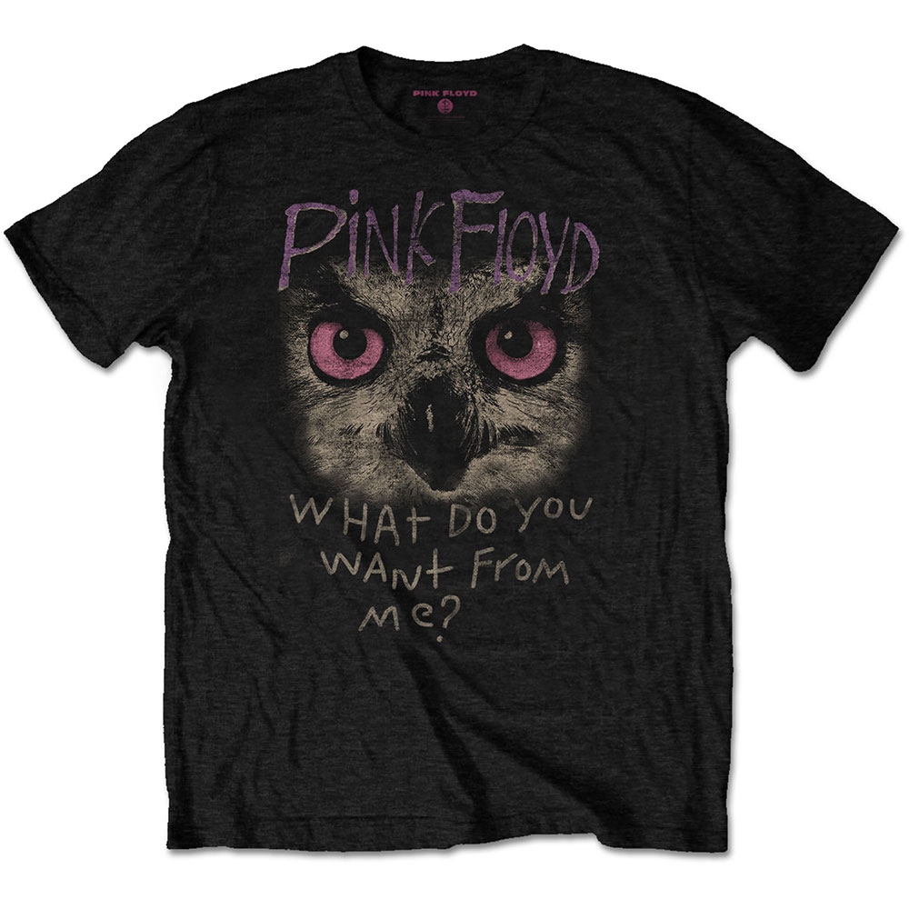 Pink Floyd Unisex T-Shirt: Owl - WDYWFM? (Small)