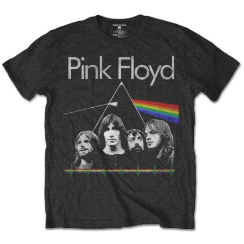 Pink Floyd Unisex T-Shirt: DSOTM Band & Pulse (XX-Large)