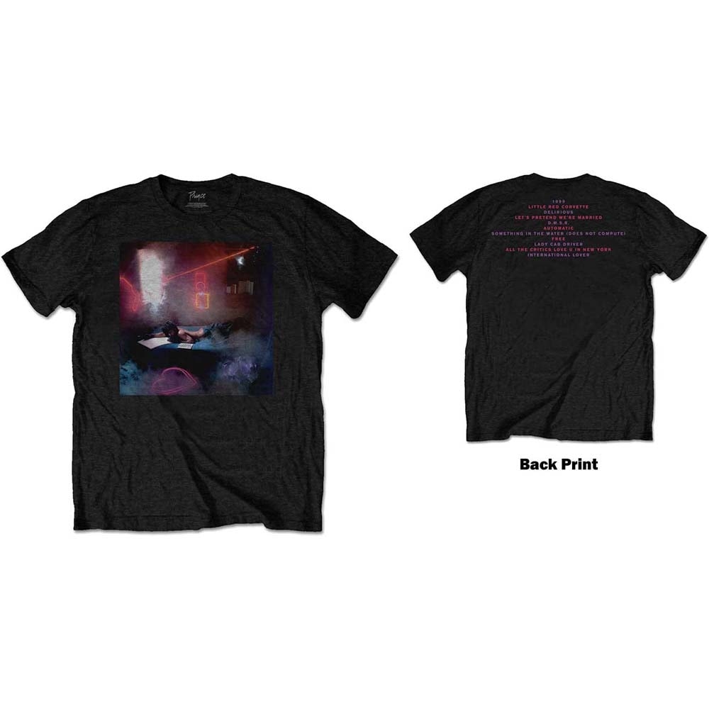 Prince Unisex T-Shirt: Watercolours (Back Print) (Small)
