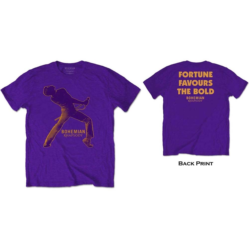 Queen Unisex T-Shirt: Fortune (Back Print) (Small)