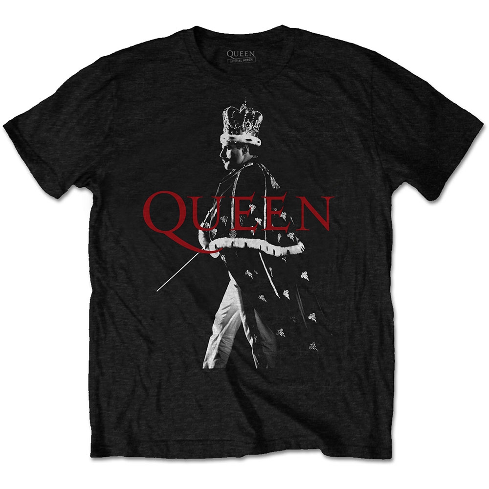 Queen Unisex T-Shirt: Freddie Crown (Large)