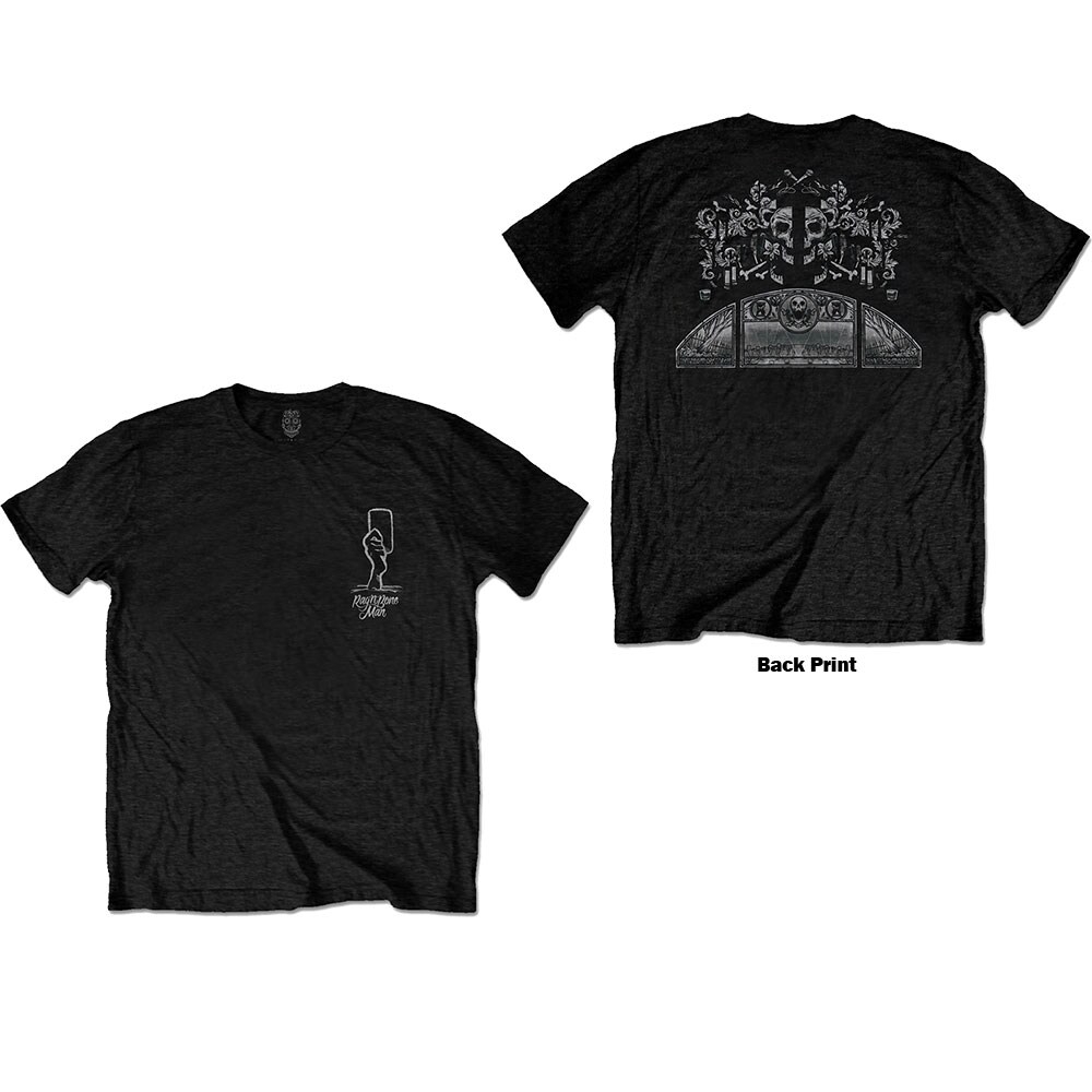 Rag'n'Bone Man Unisex T-Shirt: Graveyard (Back Print) (Small)