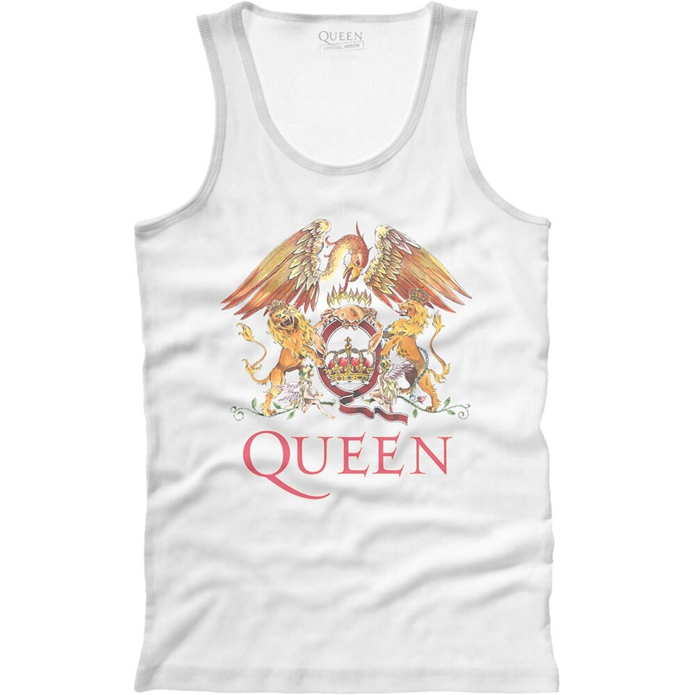 Queen Unisex Vest T-Shirt: Classic Crest (X-Small)