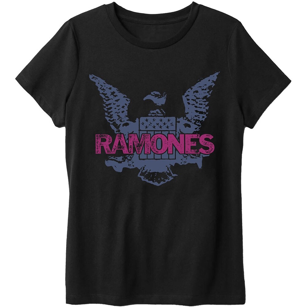 Ramones Unisex T-Shirt: Purple Eagle (Small)