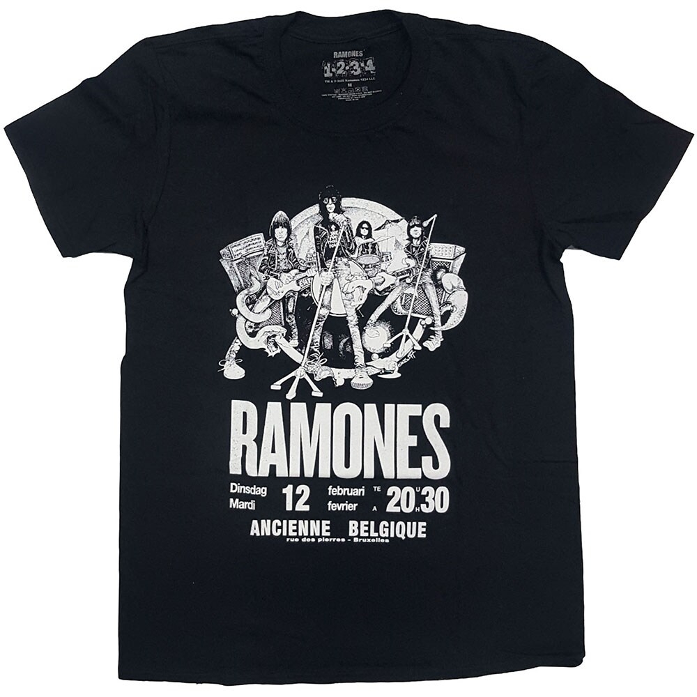 Ramones Unisex T-Shirt: Belgique (XX-Large)