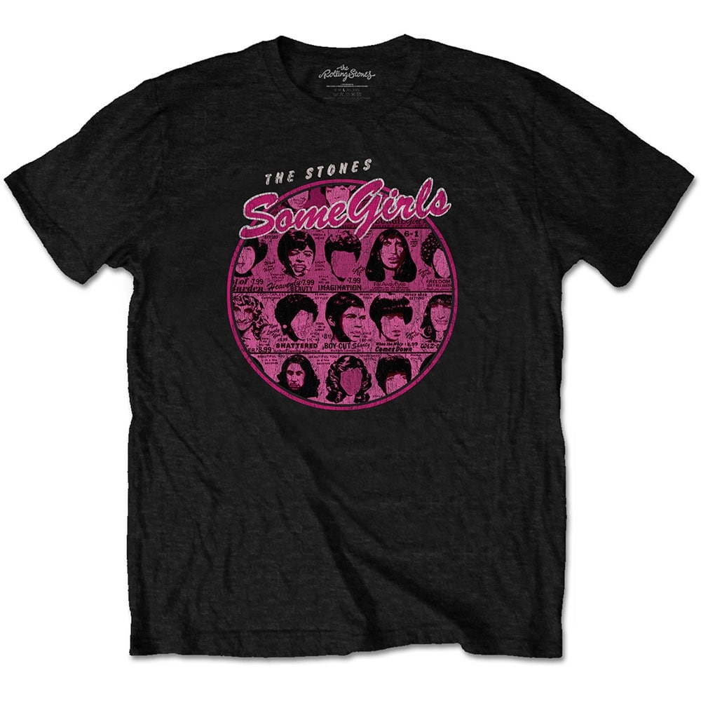The Rolling Stones Unisex T-Shirt: Some Girls Circle Version 1 (Medium)