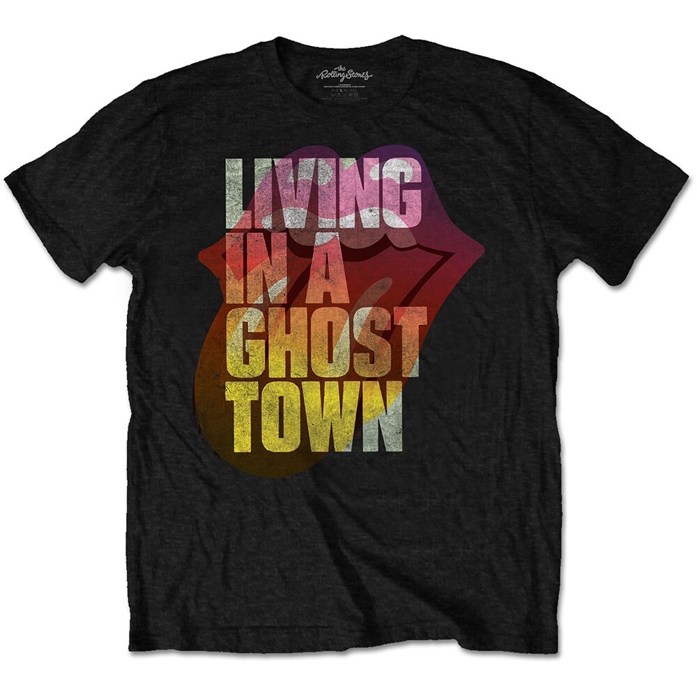 The Rolling Stones Unisex T-Shirt: Ghost Town (Medium)