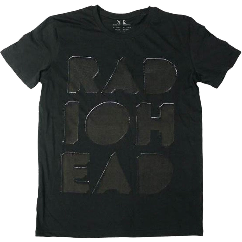 Radiohead Unisex T-Shirt: Debossed Note Pad (XX-Large)