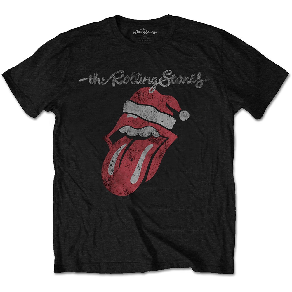The Rolling Stones Unisex T-Shirt: Santa Lick (Medium)